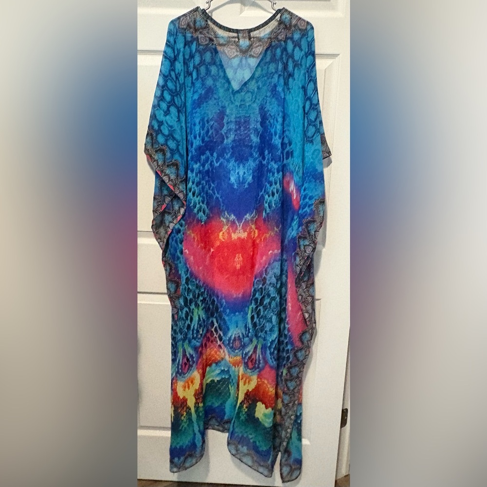 Sakkas Multicolor Flowing Kaftan Dress